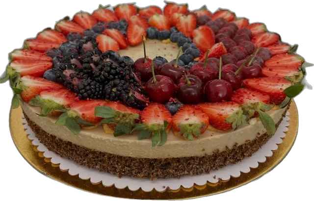 Torta s lesným ovocím